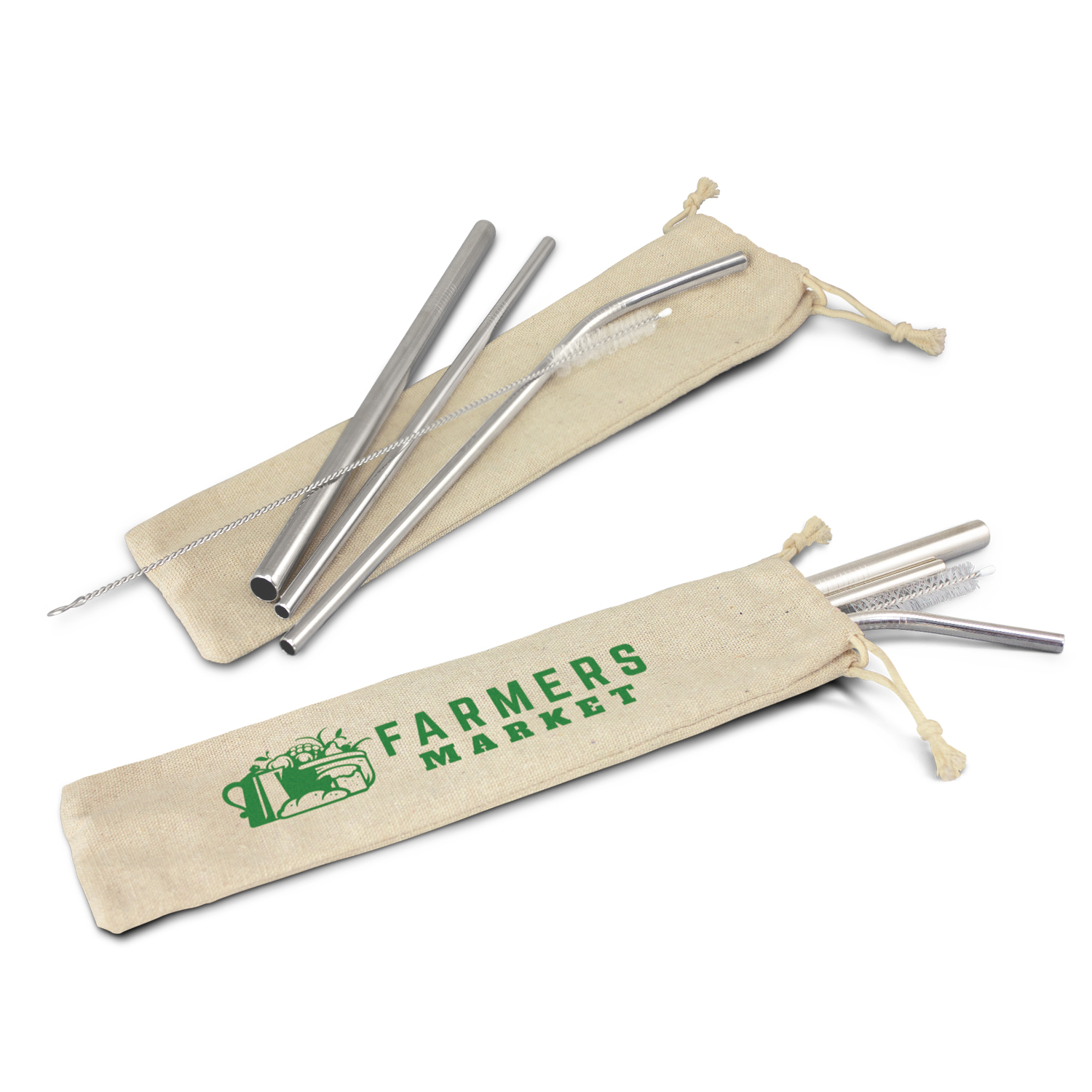 RE80369 - Stainless Steel Straw Set
